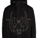 Chew Forever CHEW FOREVER studded hooded jacket