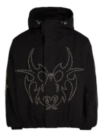 Chew Forever CHEW FOREVER studded hooded jacket