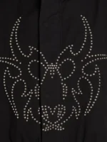 Chew Forever CHEW FOREVER studded hooded jacket