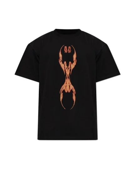 Black Printed T-Shirt