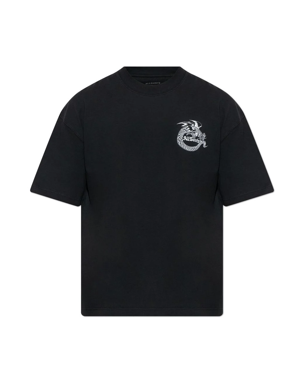all-saints-BLACK-T-Shirt-Terra Black T-Shirt 'Terra'