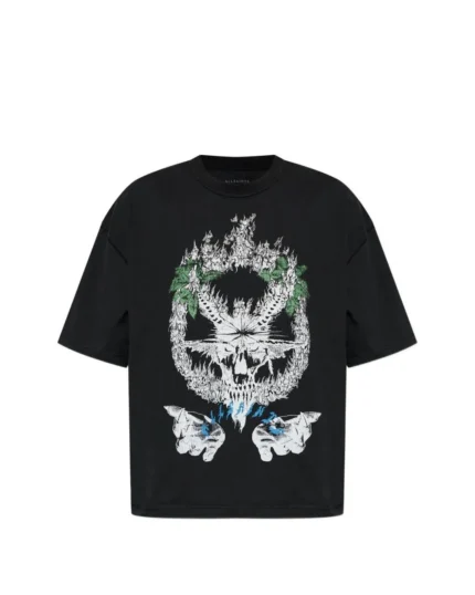 Black Palm Ripper Crew-Neck T-Shirt