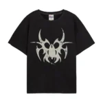 Black Graphic-Print T-Shirt
