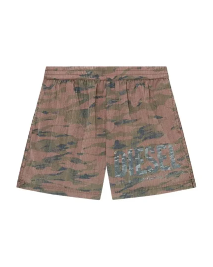 Brown Rio Camouflage Swim Shorts