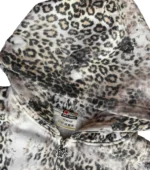 Chew Forever Leopard Studded Hoodie