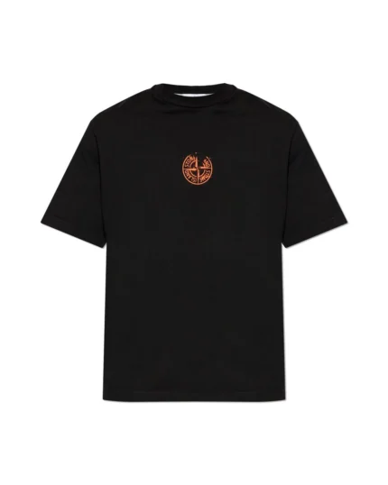 Black T-Shirt With Logo