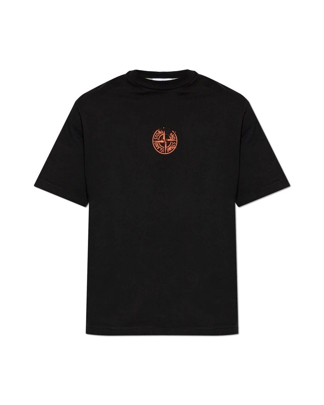 stone-island-BLACK-T-Shirt-With-Logo Black T-Shirt With Logo