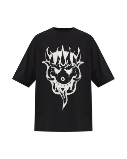 Black T-Shirt With Print